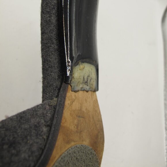 Anne Klein Collection gray wool wedge with floral pattern 8.5AA - Picture 7 of 7